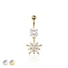 316L SURGICAL STEEL MULTI CZ STARBURST DANGLE BELLY BUTTON NAVEL RING 316L SURGICAL STEEL MULTI CZ STARBURST DANGLE BELLY BUTTON NAVEL RING